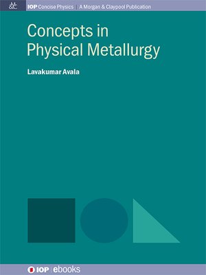 cover image of Concepts in Physical Metallurgy
